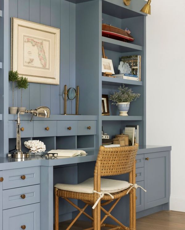 blue paint colors cabinetry