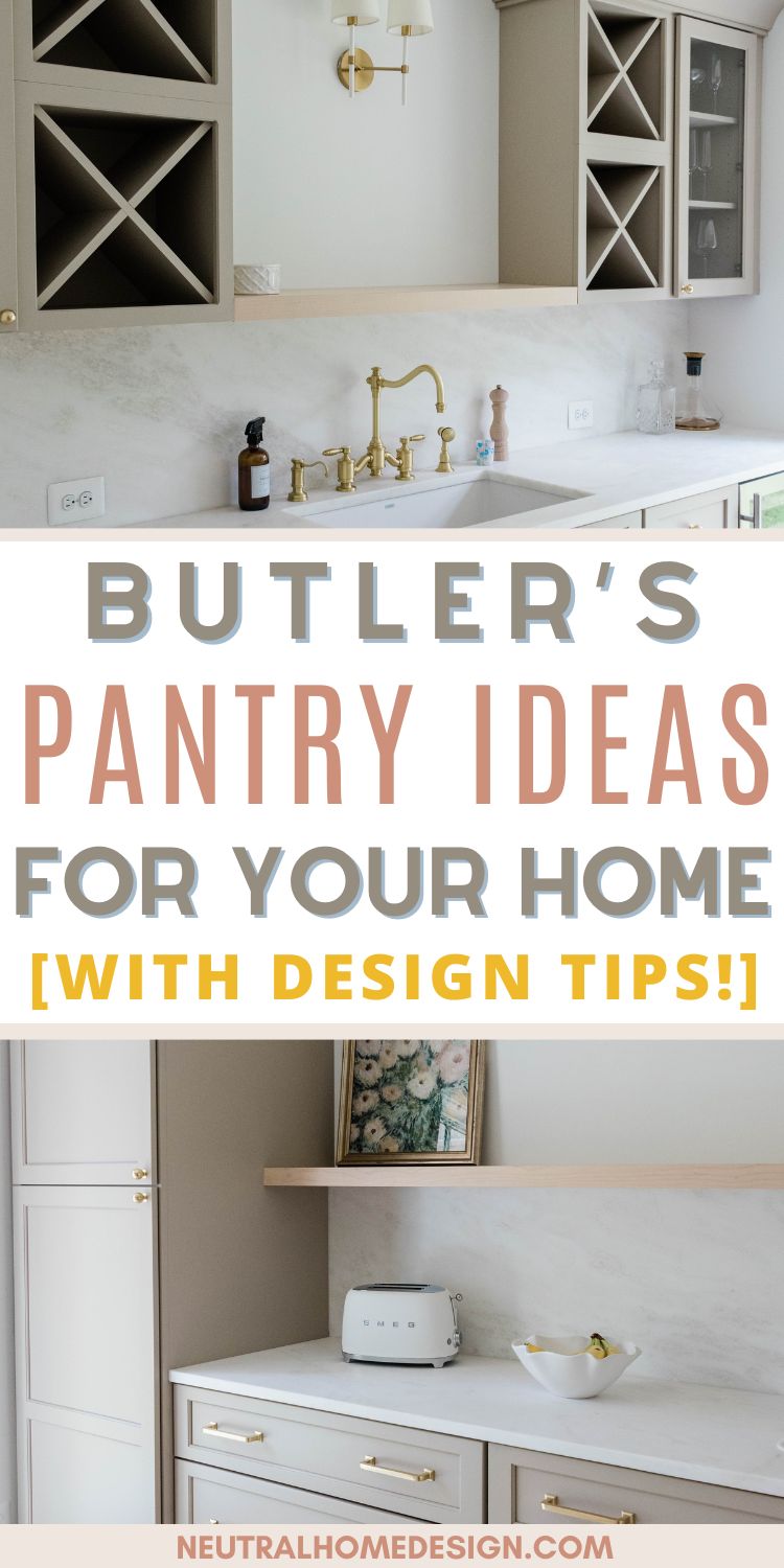 Design Ideas for Your Butler's Pantry [See What's Inside Ours ...